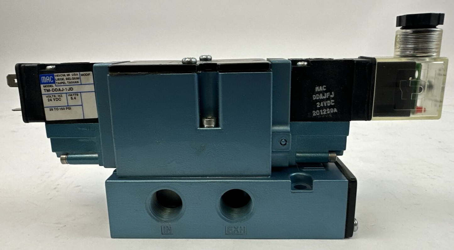 MAC 82A-EB-CAA-TM-DDAJ-1JD SOLENOID VALVE 150PSI TM-DDAJ-1JD 24VDC 5.4W