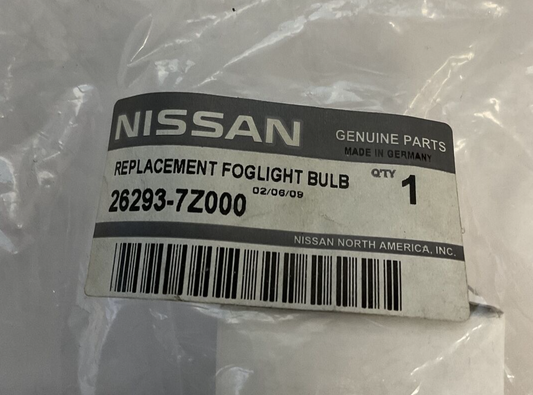NISSAN 26293-7Z000 REPLACEMENT FOGLIGHT BULB 335402 ***LOTOF2***