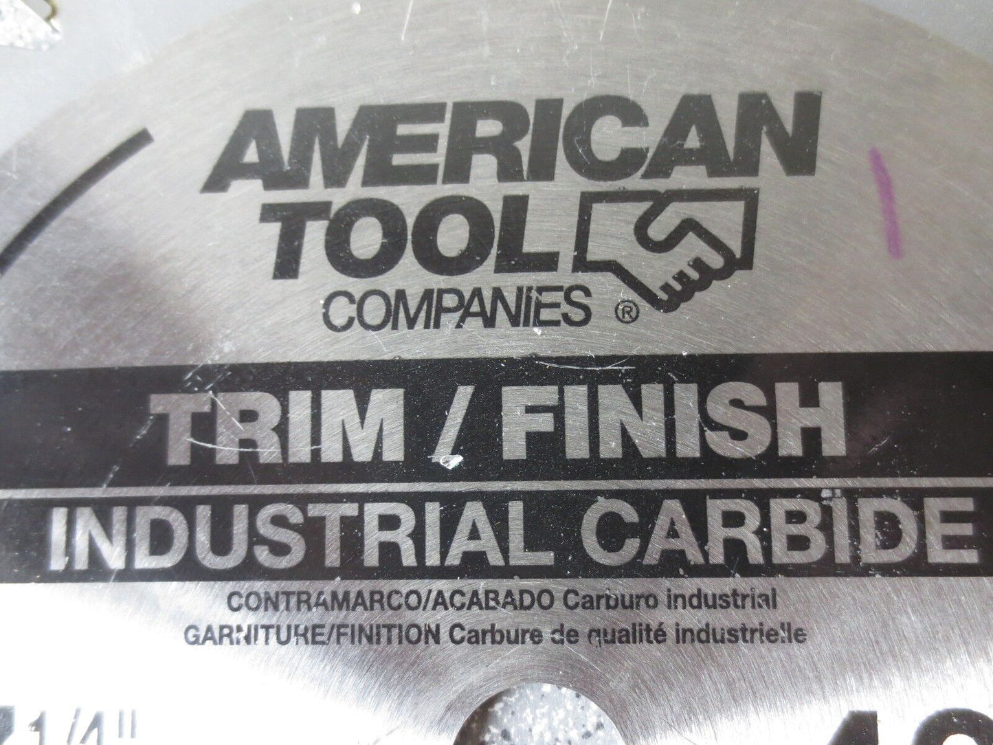 AMERICAN TOOL 25230 CIRCULAR SAW BLADE 7-1/4" 40T TRIM/FINISH - NEW SURPLUS