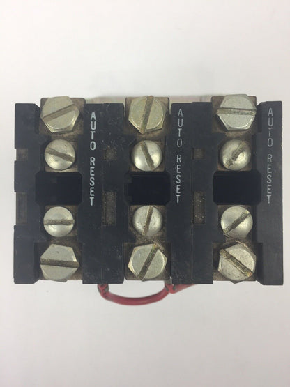 ALLEN BRADELY 593-COV16 OVERLOAD RELAY SER A 120-600VAC NEMA B600