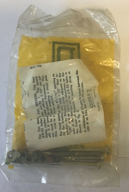 SQUARE D 48124-329-50 FA SINGLE POLE MOUNTING HARDWARE***LOTOF4***