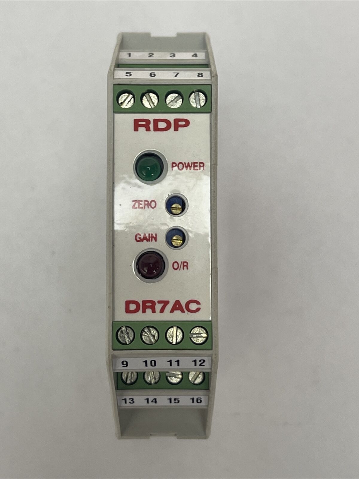 RDP ELECTRONICS DR7AC TRANSDUCER AMPLIFIER 9-36VDC 3VA