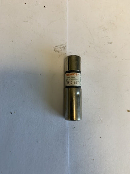 Reliance Time-Delay MID10 10A 125V Midget Fuse "Lot of 10"