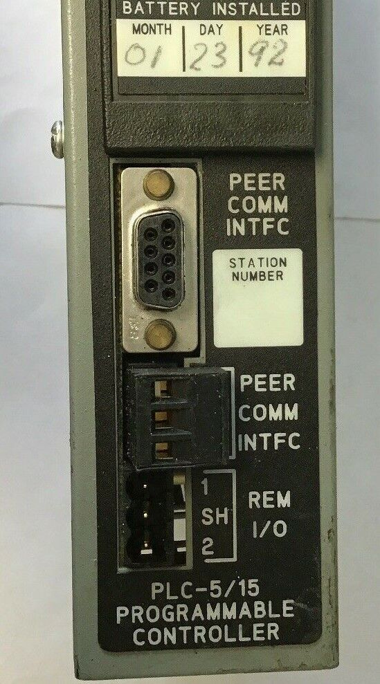 ALLEN BRADLEY 1785-LT B PLC-5/15 PROCESSOR MODULE 2.5A AT 5VDC SER.B REV.R