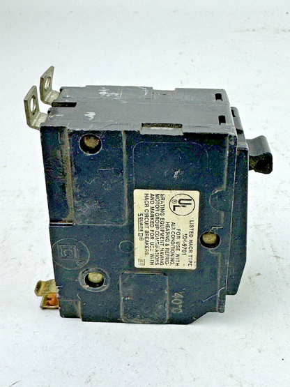 SQUARE D - QOB215 - BOLT-ON CIRCUIT BREAKER - 2 POLE/240VAC/15A/10kA