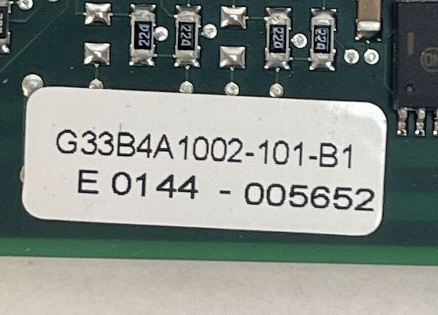 G33D1002-001 REV D CIRCUIT BOARD E33XXN-001 REV 2.08 G33B4A1002-101-B1