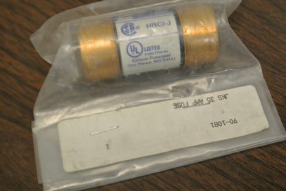 EDISON JFL35 FAST-ACTING CURRENT-LIMITING CLASS J FUSE / 35A, 600V / NEW SURPLUS