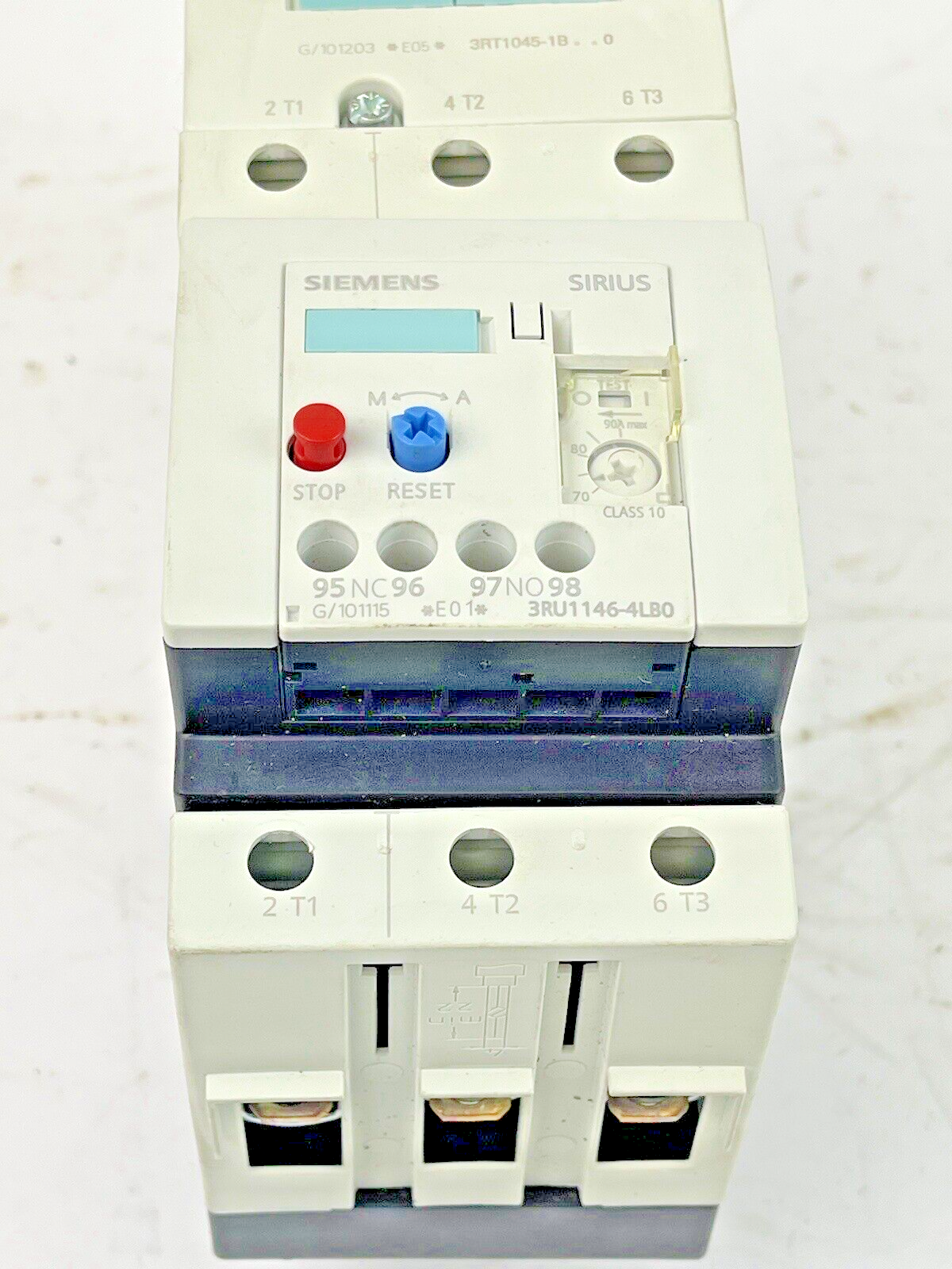 SIEMENS - 3RT1045-1BB40 & 3RU1146-4LB0 & 3RH1921-1CA10 (X2) & 3RT1936-1ER00