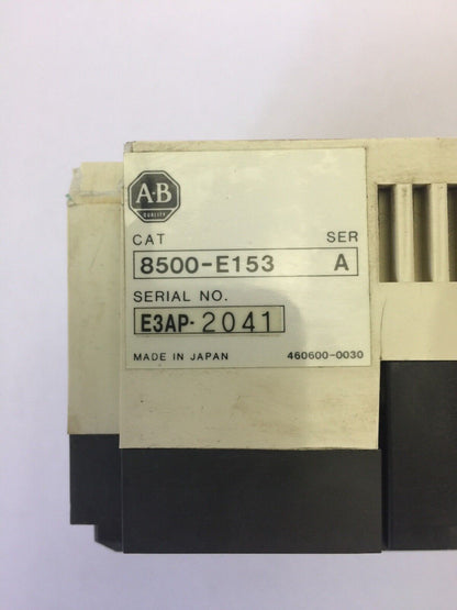 ALLEN BRADLEY 8500-E153 DIGITAL I/O MODULE SER A INPUT 10-30VDC OUTPUT 10-250VAC