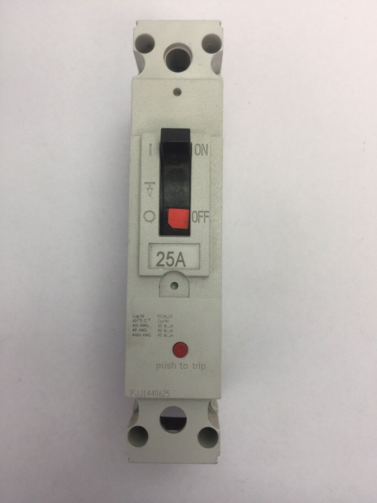 GE FBV16TE025R RECORD PLUS CIRCUIT BREAKER 25A 277/347VAC 50/60HZ