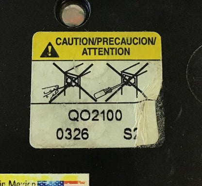 SQUARE D QO2100 CIRCUIT BREAKER 100A 120/240VAC 50/60HZ