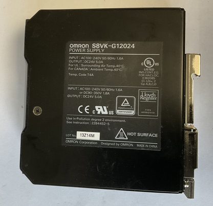 OMRON S8VK-G12024 POWER SUPPLY 240V 50/60HZ  24VDC