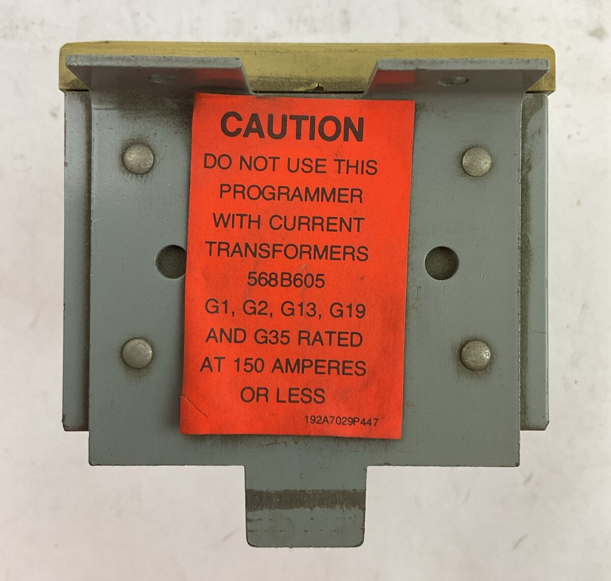 GE 568B604G2 SOLID STATE TRIP DEVICE TYPE ECS