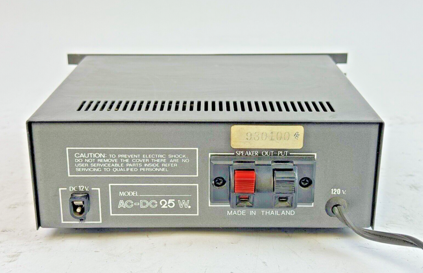 ER - AC-DC 25 W - SOLID STATE PUBLIC ADDRESS AMPLIFIER - PA-108