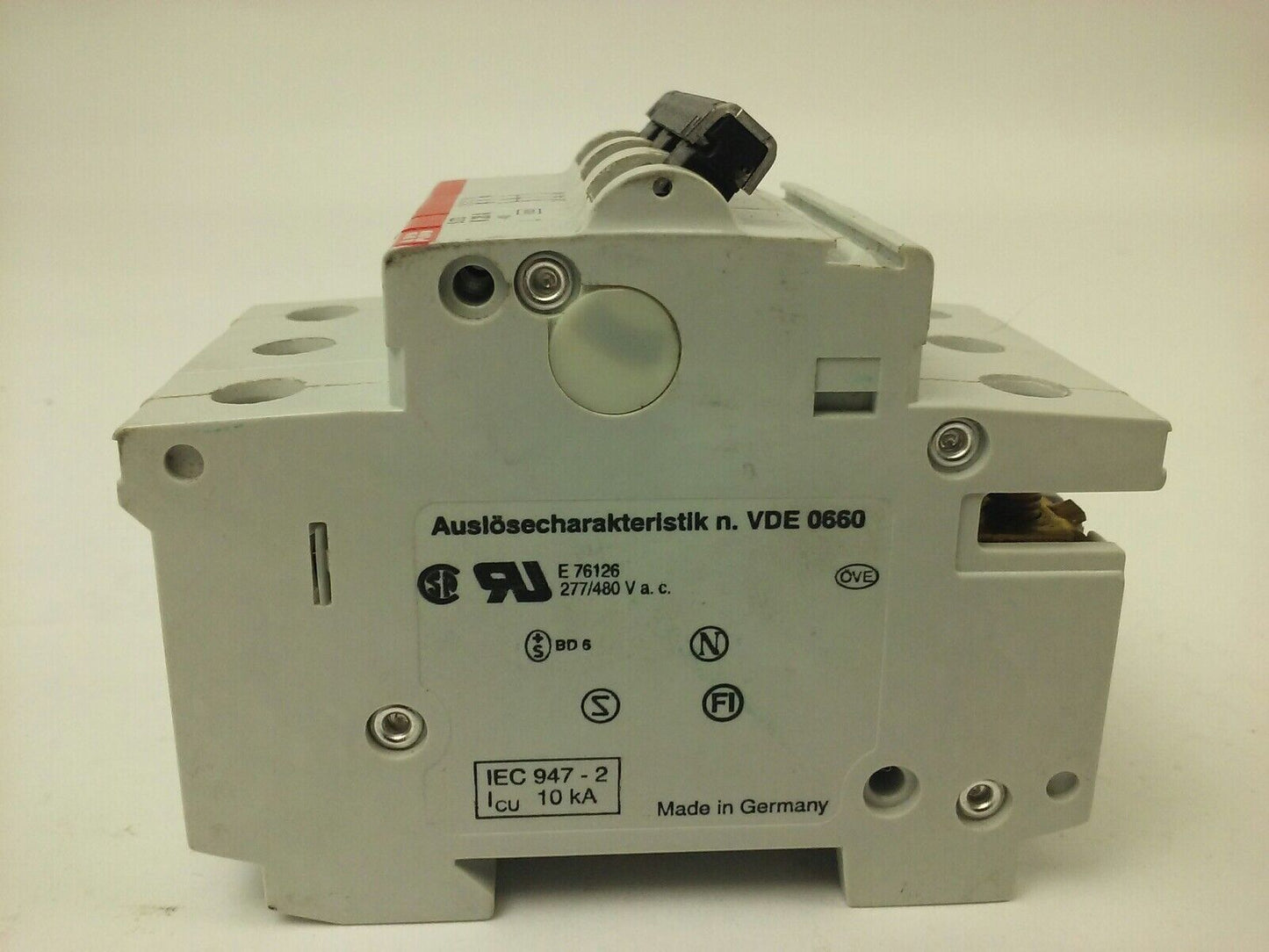 ABB, S273-K20A, CIRCUIT BREAKER, 3P, 277/480VAC, 10KA, 20A, VDE0660, NEW SURPLUS