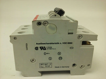 ABB, S273-K20A, CIRCUIT BREAKER, 3P, 277/480VAC, 10KA, 20A, VDE0660, NEW SURPLUS