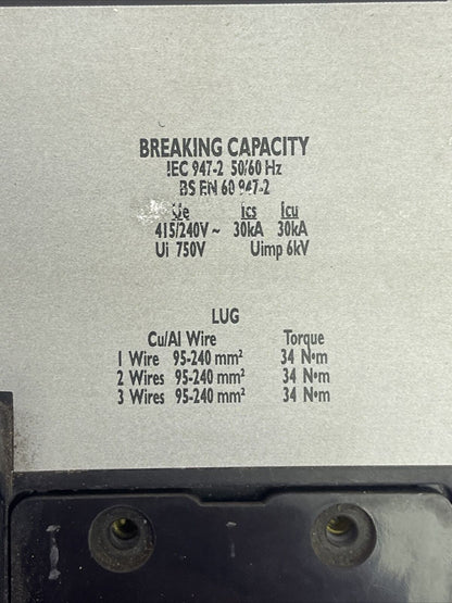 SQUARE D MAL36700 THERMAL MAGNETIC CIRCUIT BREAKER 700A 600VAC/250VDC 3POLE