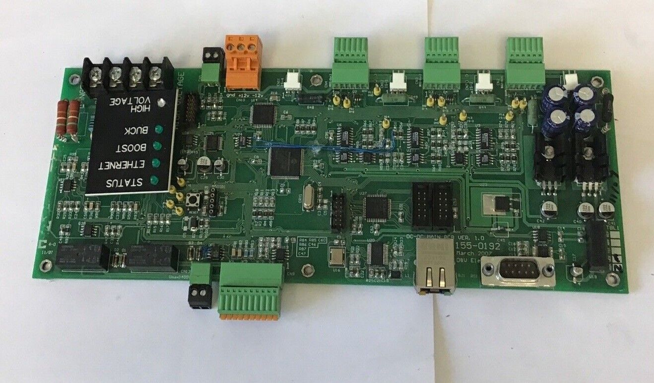 D&V ELECTRONICS DC-DC MAIN PCB VER. 1.0 155-0192 CIRCUIT BOARD