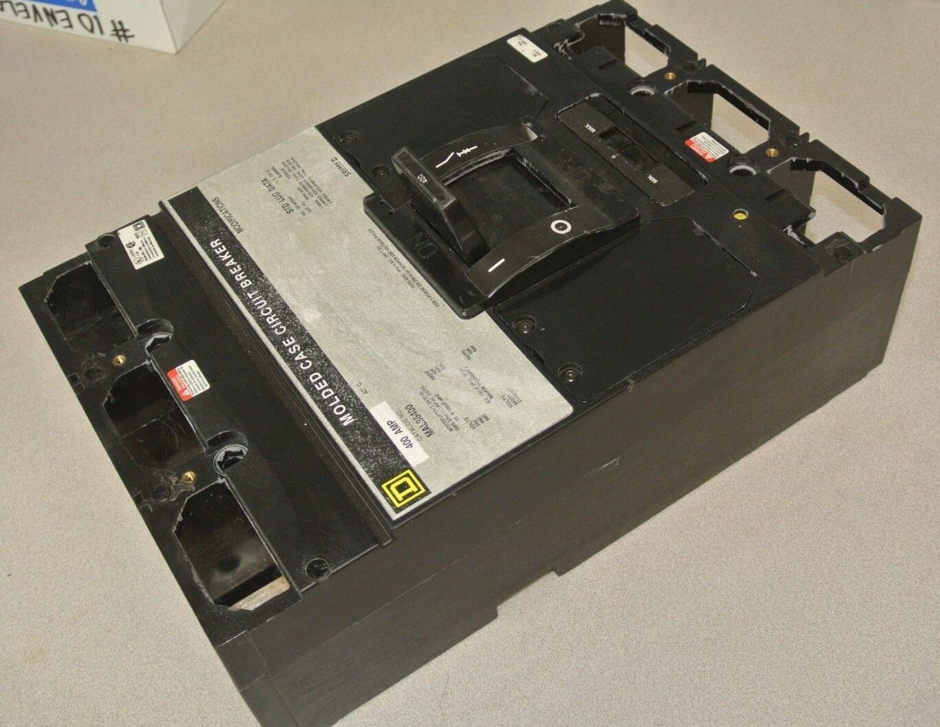 SQUARE D MAL34600 MOLDED CASE CIRCUIT BREAKER / 400A / 600V / 3-POLE NEW SURPLUS