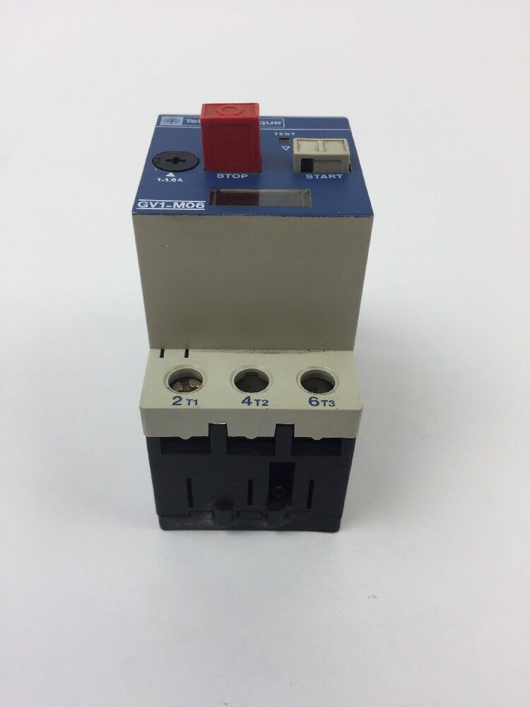 TELEMECANIQUE GV1-MO6 MOTOR CIRCUIT BREAKER 1-1.6A