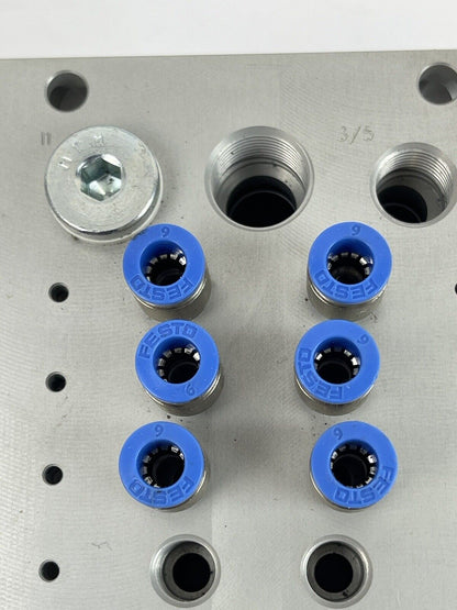 FESTO - CPV14-V1 - VALVE MANIFOLD - W/ PNEUMATIC CONNEC. PLATE, C402(3), C102(5)