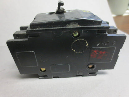 SQUARE D QOU CIRCUIT BREAKER - 15A, 2-POLE 10kA - HACR-type - 120/240VAC