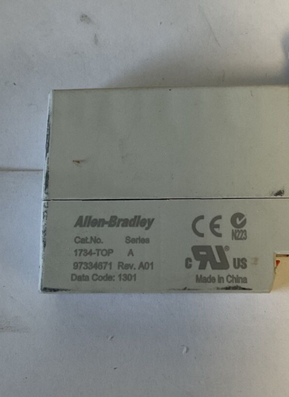ALLEN BRADLEY 1734-TOP TERMINAL BASE REV.A01 SER.A****LOTOF5****