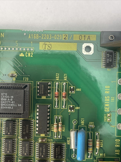 FANUC A16B-2203-0292/01A ETHERNET REMOTE PCB ER1T