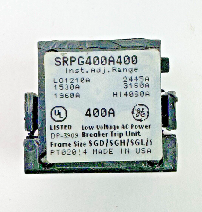 GE - SRPK1200B400 - SPECTRA RMS RATING PLUG - 400 AMP - NEW OLD STOCK