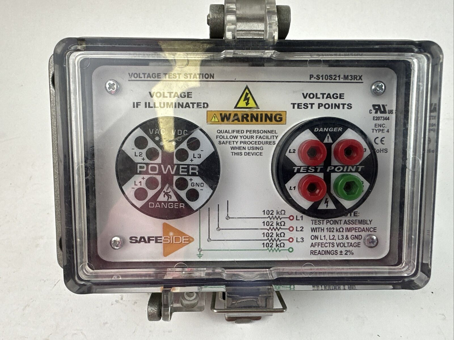 SAFESIDE P-S10S21-M3RX VOLTAGE TEST STATION