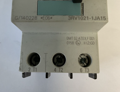 SIEMENS 3RV1021-1JA15 CIRCUIT BREAKER 10A 50/60HZ