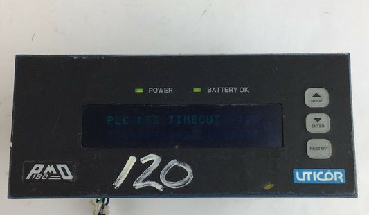 UTICOR PROGRAMMABLE MESSAGE DISPLAY 180-22A1N008E0 REV B 115/230V .1/.05AMP