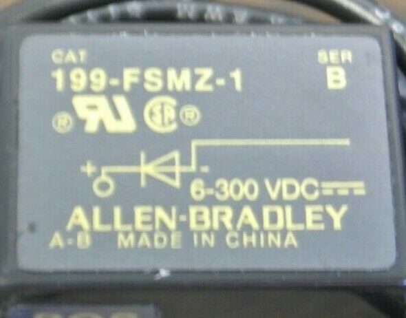 LOT of 3 / ALLEN-BRADLEY 199-FSMZ-1 DIODE SURGE SUPPRESSOR, 6-300VDC NEW SURPLUS