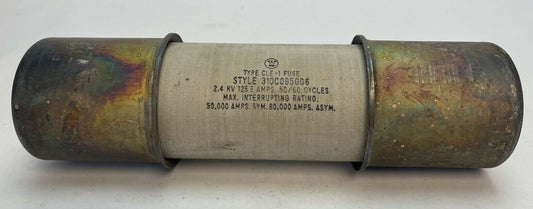 WESTINGHOUSE 310C095G06 TYPE CLE-1 FUSE 2.4KV 125E AMP 50/60CYCLES