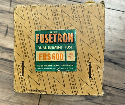 BUSSMANN FUSETRON FRS600 FUSE 600V 600A