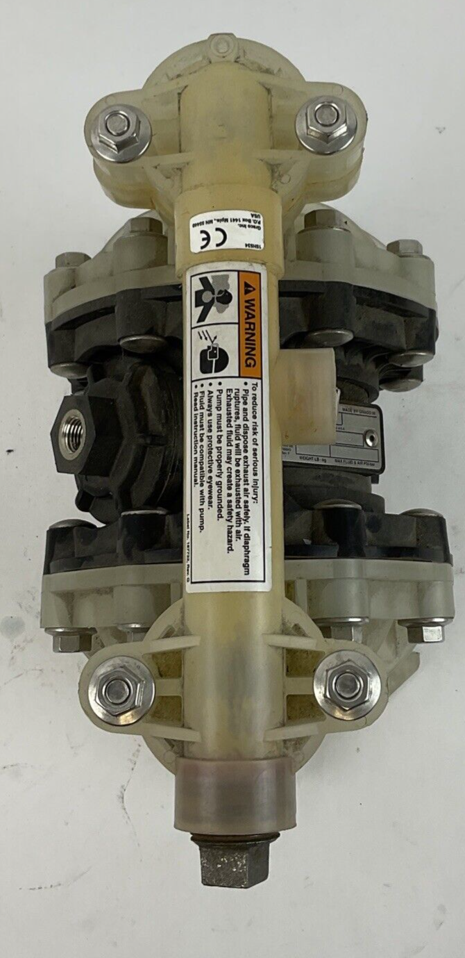 GRACO HUSKY 515 PUMP DOUBLE DIAPHRAGM AIR OPERATED D52311 SER.24F14E 15-60GPM