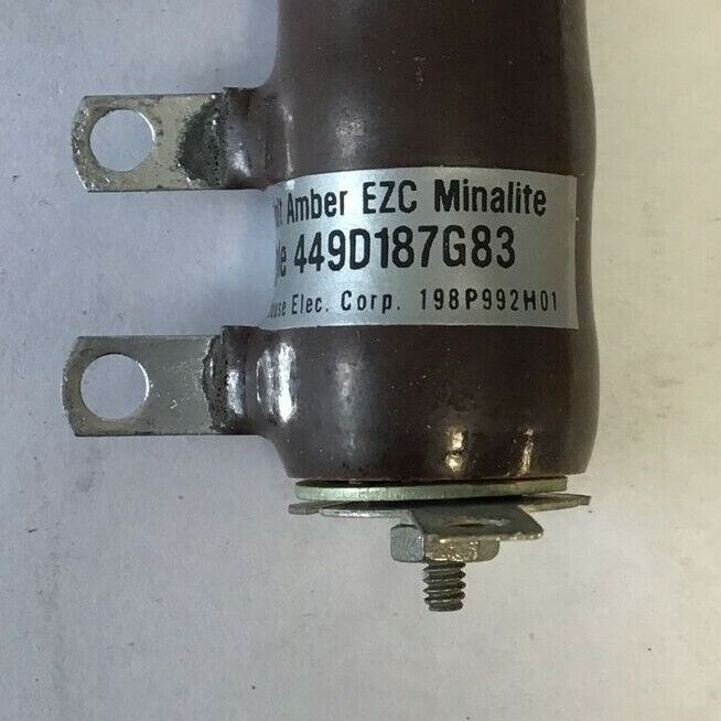 WESTINGHOUSE 449D187G83 TYPE EZC MINALITE 125V AMBER LENS