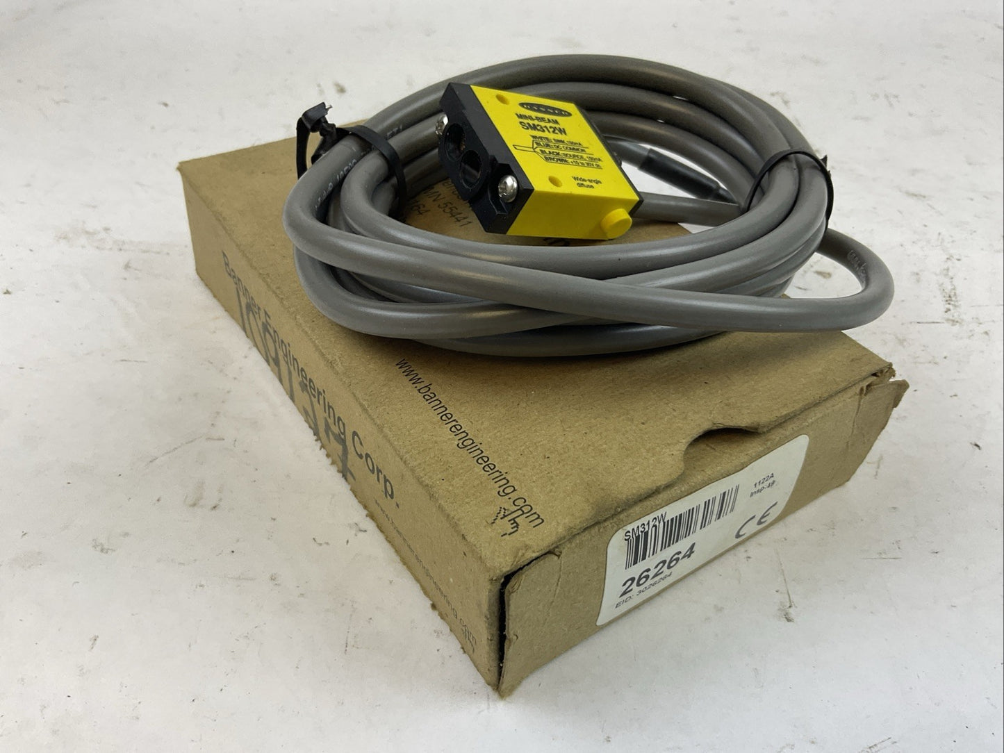 BANNER SM312W 10-30VDC MINI-BEAM PHOTOELECTRIC SENSOR