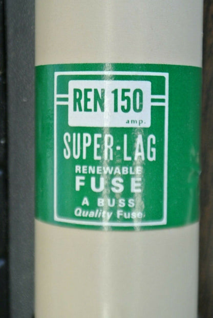 BUSS REN 150 SUPER-LAG RENEWABLE FUSE / 150A / 250V / NEW SURPLUS