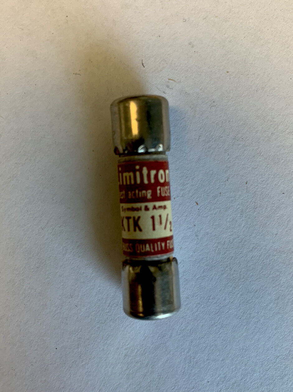 Bussmann Limitron KTK1 1/2 1 1/2A 600V Fuse "Lot of 10"