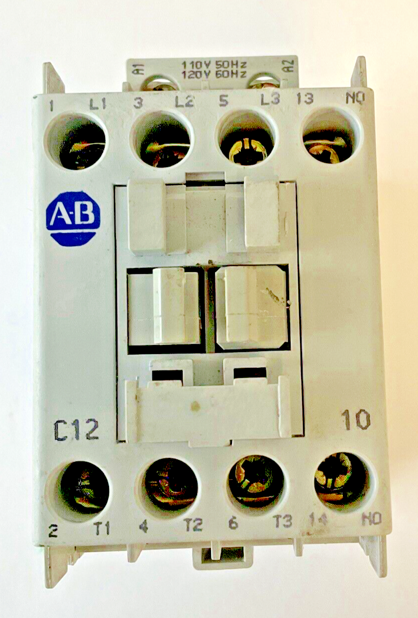 ALLEN BRADLEY 100-C12*10 CONTACTOR 600VAC 25AMPS C12