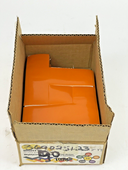 MIGHTY LINE TAPE - ORANGE T - BOX of 90 T'S - INDUSTRIAL TAPE - 6"X6"X2"