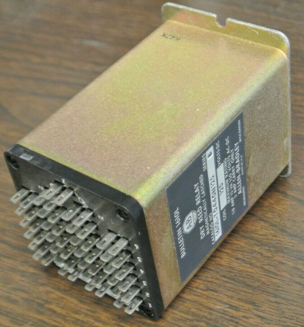 ALLEN-BRADLEY 1610L-T0440N125 DRY REED RELAY / 125VDC / 4 NO, 4 NC / NEW SURPLUS