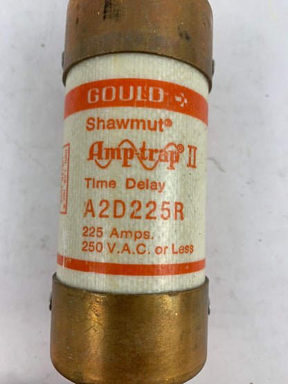 Gould Shawmut Amp-trap A2D225R 225A 250V Fuse "Lot of 3"