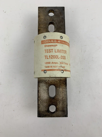 Gould Shawmut TL1200L-200 1200A 600V Test Limiter (NOT A FUSE)