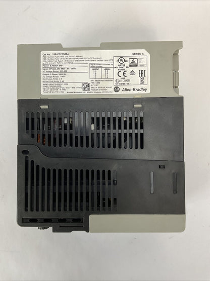 ALLEN BRADLEY 25B-D2P3N104 AC DRIVE SER A FRN 5.002 OUTPUT 0-460VAC INPUT