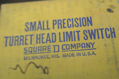 SQUARE D 9007 B61G / SMALL PRECISION TURRET HEAD LIMIT SWITCH / NEW SURPLUS