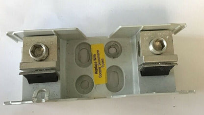 BUSSMANN JM60200-3CR FUSE HOLDER 600V-200A TAB BROKEN