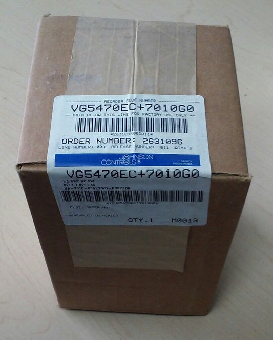 Johnson Controls VG5470EC+7010G0 (VG5470EC7010G0) - NEW IN BOX
