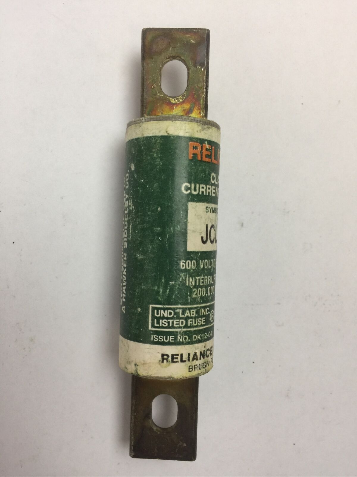 RELIANCE JCL100 CLASS J CURRENT LIMITING FUSE 100AMP 600VAC (LOT OF 5)